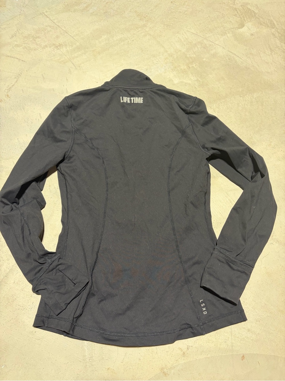 LSKD  Black Zip-Up Athletic Jacket medium DPT Lifetime fitness - Picture 7 of 7